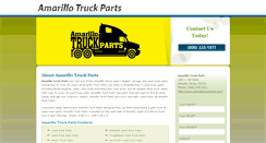 Desktop Screenshot of amarillotruckparts.com